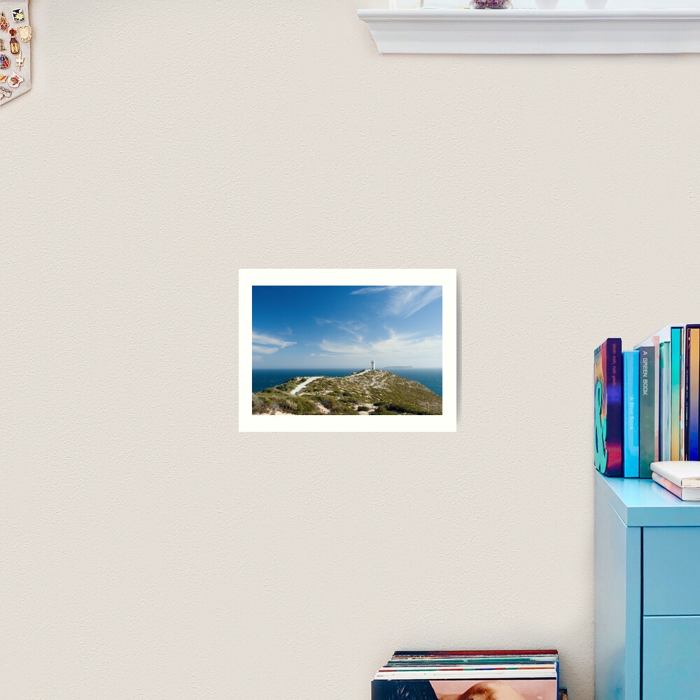The Light on the Hill. Art Print