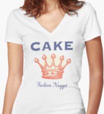 cake Women's Fitted V-Neck T-Shirt
