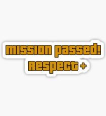 Mission Passed Sticker