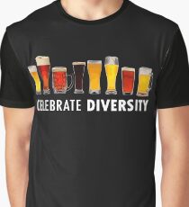 Celebrate Beer Diversity Funny Graphic T-Shirt