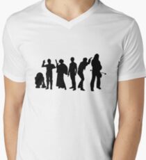 Millenium Falcon Crew Men's V-Neck T-Shirt