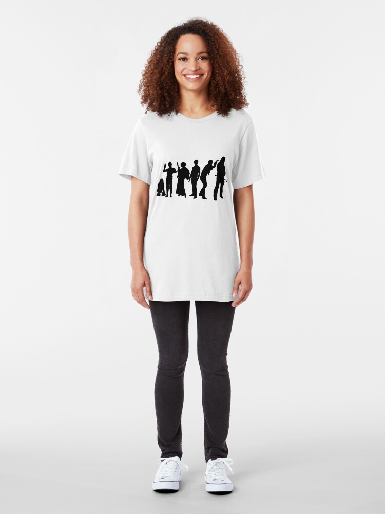 Alternative Ansicht von Millenium Falcon Crew Slim Fit T-Shirt