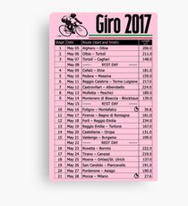 Giro d'Italia 2017 Canvas Print
