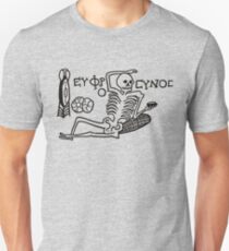 Be Cheerful, Live Well Skeleton Unisex T-Shirt