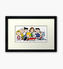 Peanuts, Charlie Brown, Snoopy Framed Print