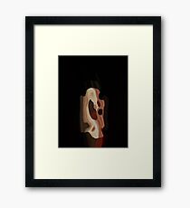 the statue brown Framed Print