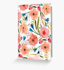 Floral Dance Greeting Card