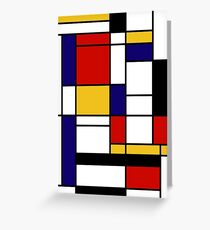 Mondrian Greeting Card