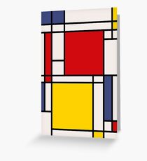 Mondrian Greeting Card