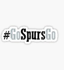 Go Spurs Go NBA Design Sticker