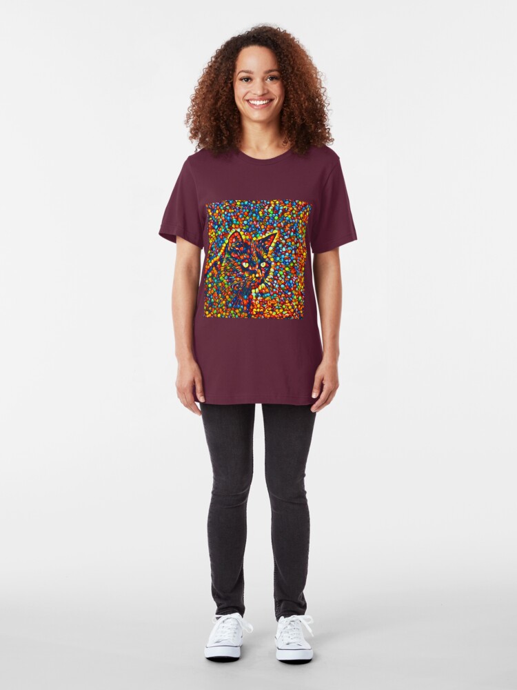 Alternate view of Cat Slim Fit T-Shirt