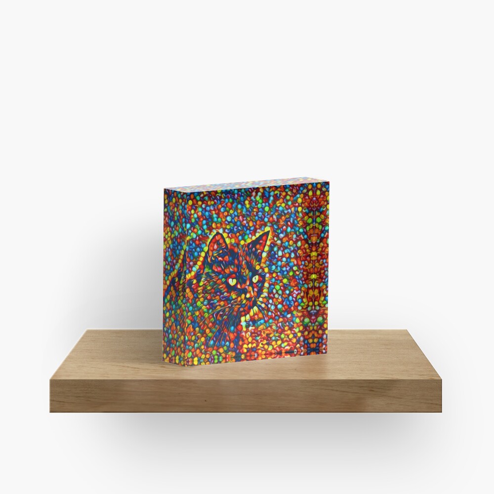 Cat Acrylic Block