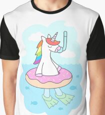 Unicorn Dive Graphic T-Shirt