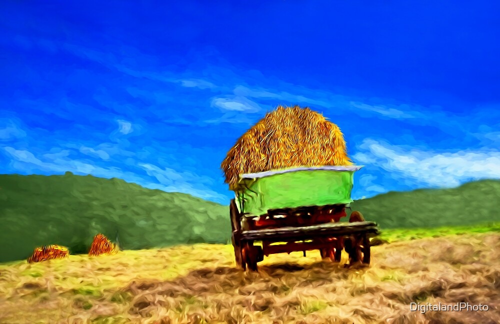 “Hay Wagon” by DigitalandPhoto | Redbubble