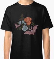 Camiseta clásica Botánico - polillas y flores nocturnas