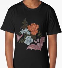 Botanical - moths and night flowers Long T-Shirt
