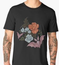 Botanical - moths and night flowers Men's Premium T-Shirt