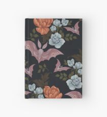 Botanical - moths and night flowers Hardcover Journal