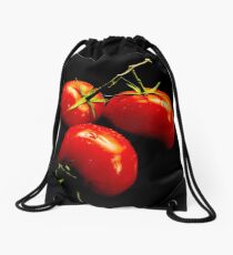 Fresh, ripe tomatoes! Drawstring Bag