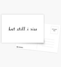 But Still I Rise Postcards
