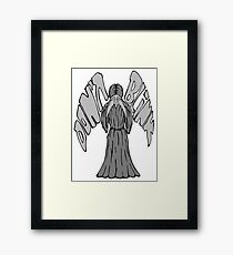 Don't Blink Weeping Angel Framed Print