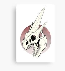 Pokemon - Mega Charizard Y Skull Metal Print