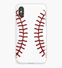 Baseball Laces II iPhone Case