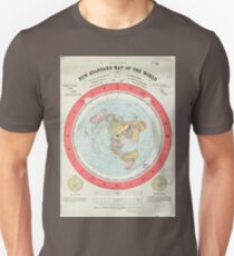 Flat Earth - Gleason's Map Unisex T-Shirt