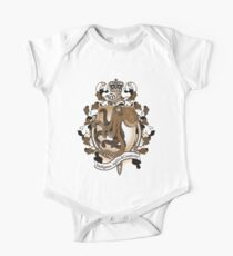 Octopus Coat Of Arms Heraldry One Piece - Short Sleeve