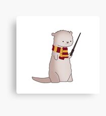 Harry Pawter Otter Canvas Print