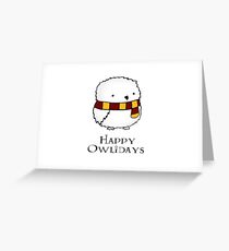 Happy Owlidays Greeting Card
