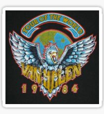 Vintage- Tour of the World 1984 Sticker