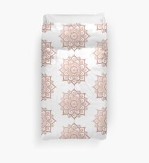 Neue Rose Gold Mandala Bettbezug