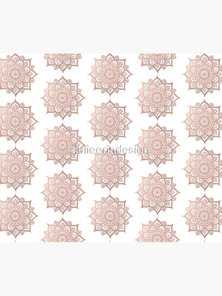 Nuevo Mandala de oro rosa de julieerindesign