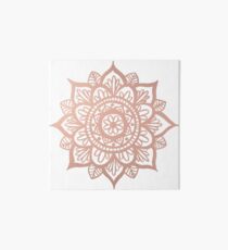 Lámina de exposición Nuevo Mandala De Oro Rosa