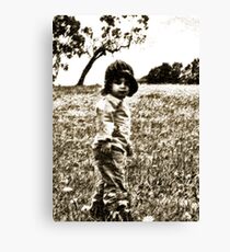 Unposed kids photography Canvas Print