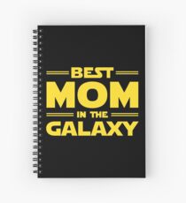 Best Mom in The Galaxy Spiral Notebook