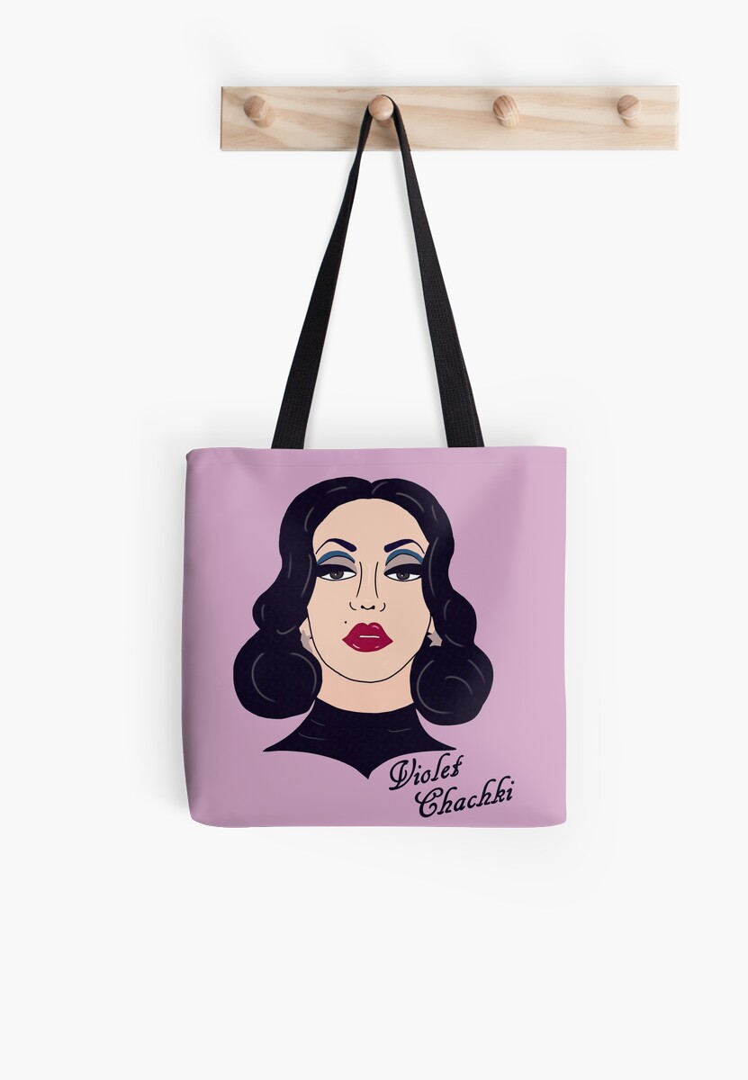 Violet Chachki Rupaul S Drag Race Tote Bag By Valleone Redbubble