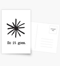 So it goes. Postcards
