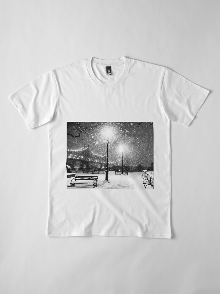 Alternate view of New York City Snow Premium T-Shirt