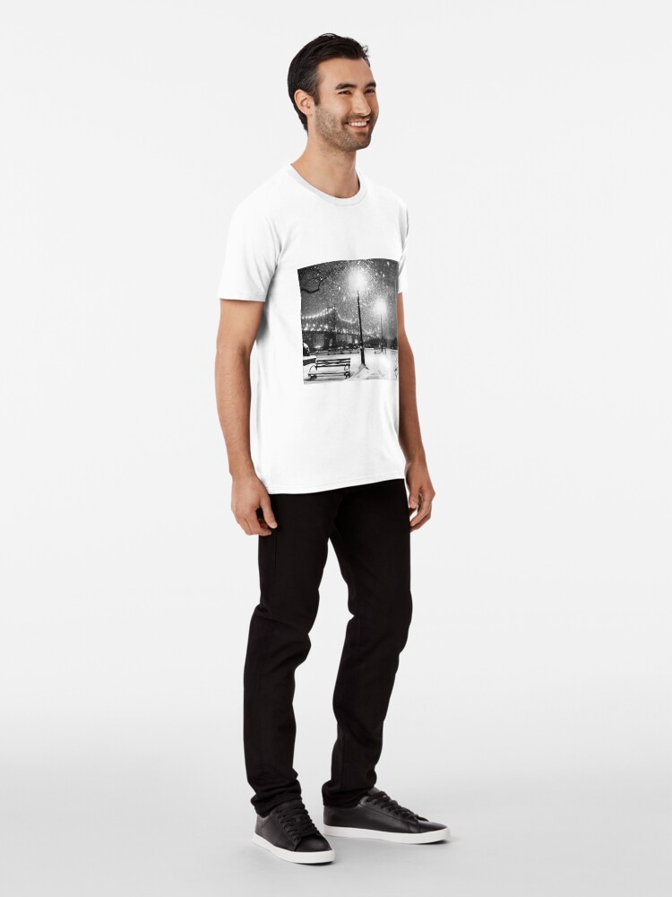 Alternate view of New York City Snow Premium T-Shirt