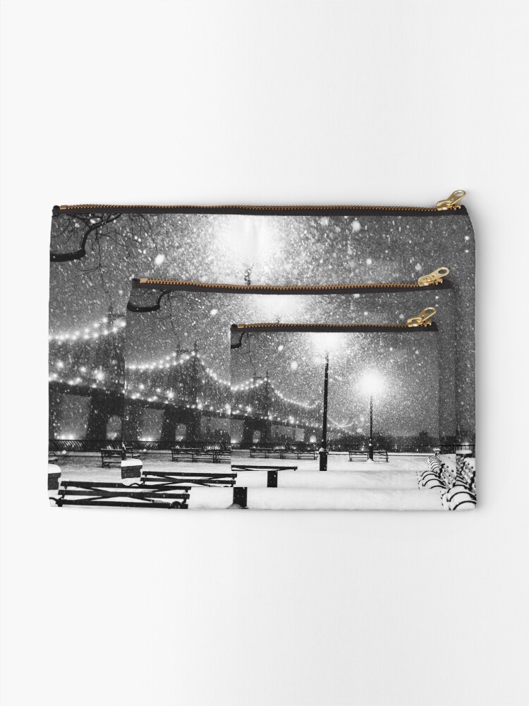 Alternate view of New York City Snow Zipper Pouch