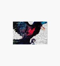 Aquarell Rabe Galeriedruck