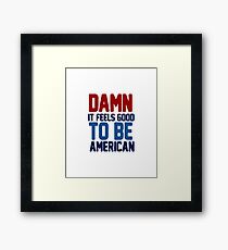 American Framed Print
