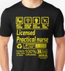 LICENSED PRACTICAL NURSE SOLVE PROBLEMS DESIGN Slim Fit T-Shirt