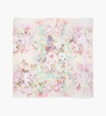 Pink watercolor vintage flowers pattern Scarf