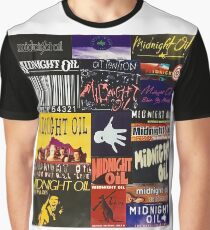 midnight oil fonts through the years Graphic T-Shirt