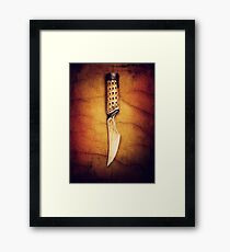 The Slow Blade (Inspired by David Lynch's "Dune") Framed Print