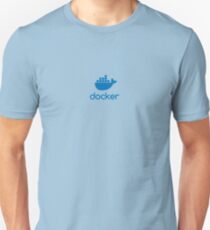 Docker Flat Logo - Docker Moby Unisex T-Shirt
