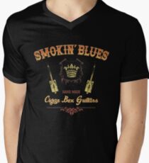 Smokin' Blues - Cigar Box Guitars Men's V-Neck T-Shirt